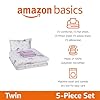 Amazon Basics Microfiber Kid's Bed-in-a-Bag 5 Piece Comforter Bedding Set, Twin, Unicorn Print #1