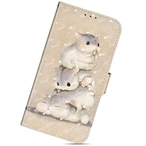 Urhause KunyFond PU lederen hoesje compatibel met Galaxy J5 2016, [3D Painted] Portemonnee Flip Cover Telefoon Case met…