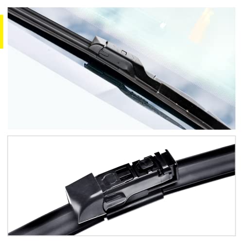 5 Plus Replacement For Toyota Prius 2021 2020 2019 2018 2017 2016, Windshield Wiper Blades 28" + 16" Premium All-Season Windshield Wiper Blades For Original Equipment Replacement (Set Of 2) #TOP4