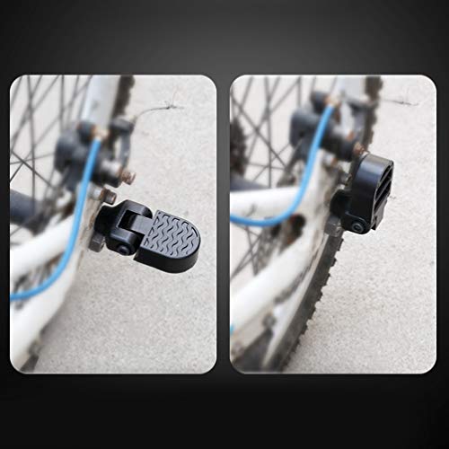 CLISPEED 1 Pair Bicycle Rear Pedals Foot Rest Bike Pegs Foot Pedals for Mountain Cycling