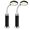 Vegena Led-grilllamp, 2 stuks, magnetische grill-grill-lichtset, flexibele grilllampen, outdoor, grillverlichting, accessoires, zwart