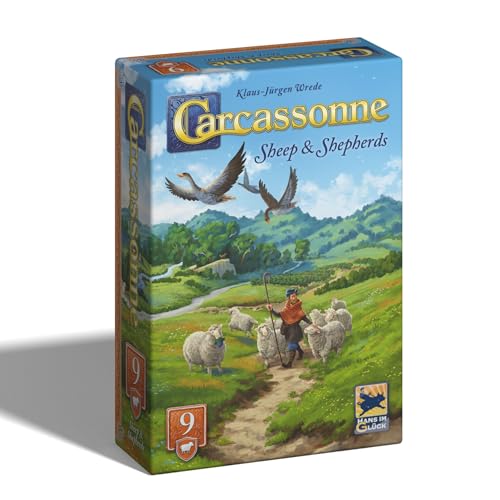 Hans Im Gluck Carcassonne Sheep & Shepherds Board Game Expansion - Add Sheep, Shepherds, Wolves...