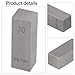 HanOaki Single Block Gauge for Precision Measurement Rust-Resistant Stable Accurate Range 1/5/10mm Hardness HRC-63 Thickness 9mm Width 35mm Industrial Laboratory Engineering(10mm)
