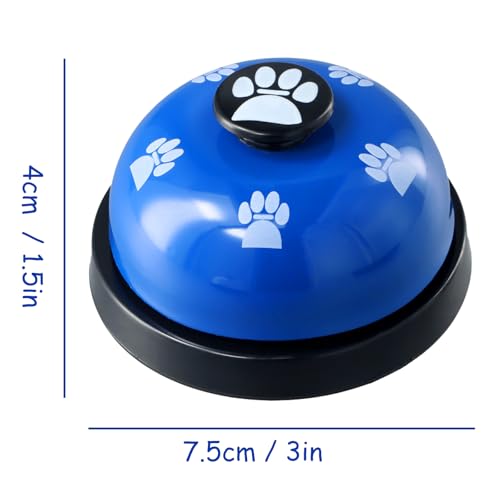 Dokeno 2 Stück Hund Trainingsglocken Haustier Trainingsglocken für Hundekatzen Trainingsglocken für Haustiere Hund Türklingel für Potty Trainingsglocken Töpfchentraining Kommunikationsgerät für Hund