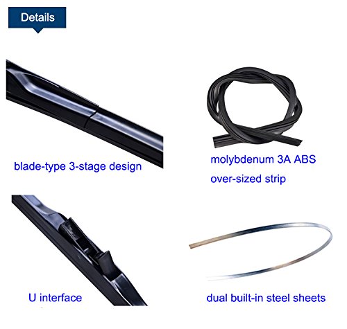 SZSS-CAR 1 pz U tipo spazzola tergicristallo auto