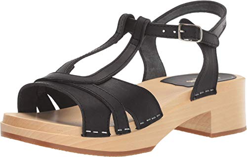 swedish hasbeens Ulla Low Black 38 (US Women's 8)