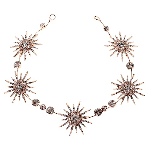 NOLITOY Chic Rhinestone Chain Belt for Brides Elegant Waist Sash for Weddings Parties Everyday Wear Stunning Design with Sparkly Accents Bridal Accessory for Stunning