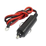 uxcell DC 12V Car Auto Male Plug Cigarette Lighter Adapter Power Supply Cord with 42cm Cable Wire For Car Inverter,Air Pump,Electric Cup