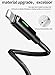 Power Off/On Smart LED Auto Disconnect and Auto Recharge Nylon Braided Sync Charge USB Data 6FT/1.8M Cable Compatible New Phone List Below (Gray, 6FT/1.8M)