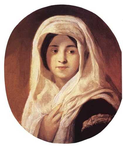 Image sur toile portrait de femme au voile Karoly Brocky pour habiller un mur vide