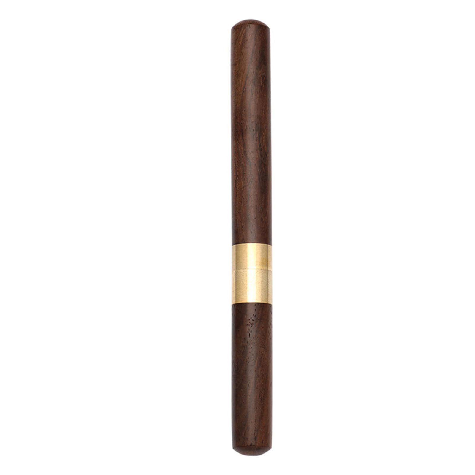 Tsophreniq Wood Handle Leather Punching Awl Tool with Protective Lid Sewing Awl for Belt Shoes Sewing Project Craft