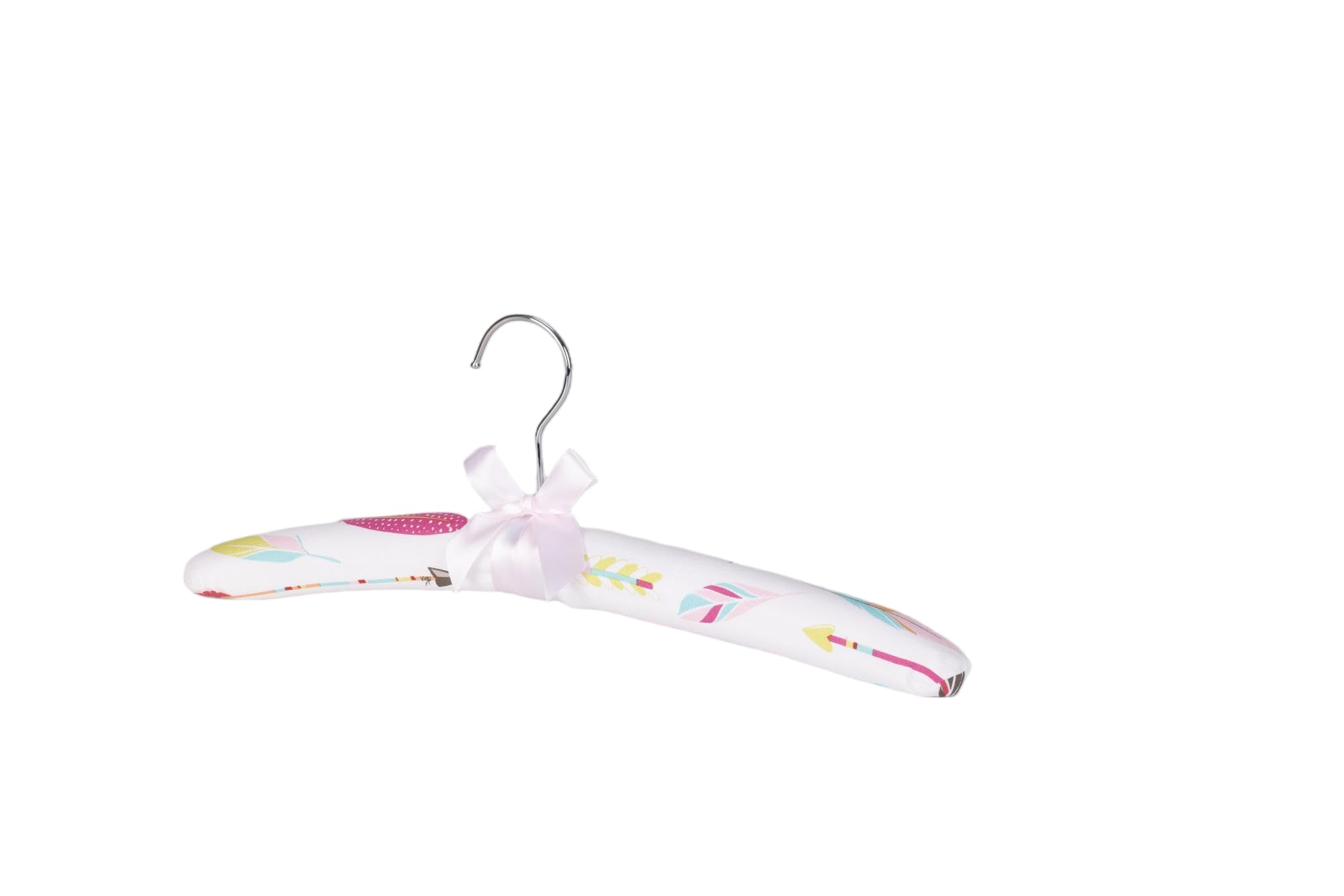 Xiabing Anti-Slip Satin Padded Clothes Hangers with Rotatable Hooks No Shoulder Bump for Women Heavy Sweaters Coats, Suits (5 - Image 4