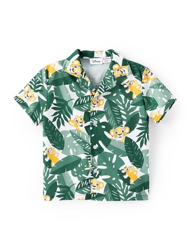 Image of Disney Marvel Spiderman Cars Stitch Star Wars Mickey Boys Hawaii Shirt Button Up Dress Shirts Short Tropical Shirt Kids 2-13Y