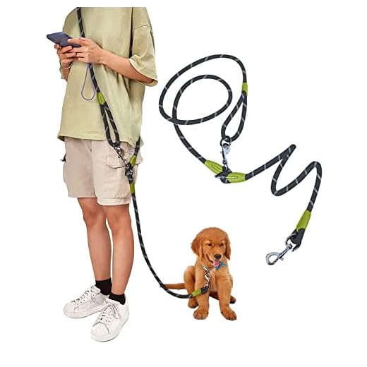 Eyeleaf Correa de mano libre para perros reflectante