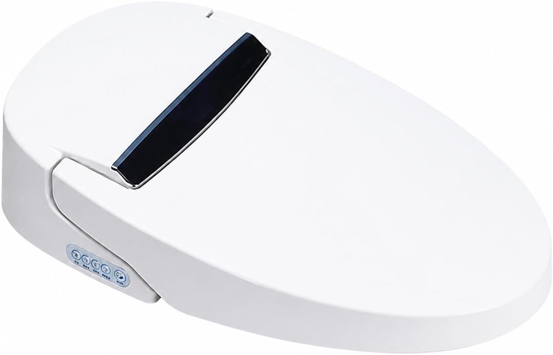 Smart Toilet Seat Automatic Cover Universal Toilet Lid PVC Material Multiple Functions Suitable for Home Use, Basic Configuration - With Water Tank
