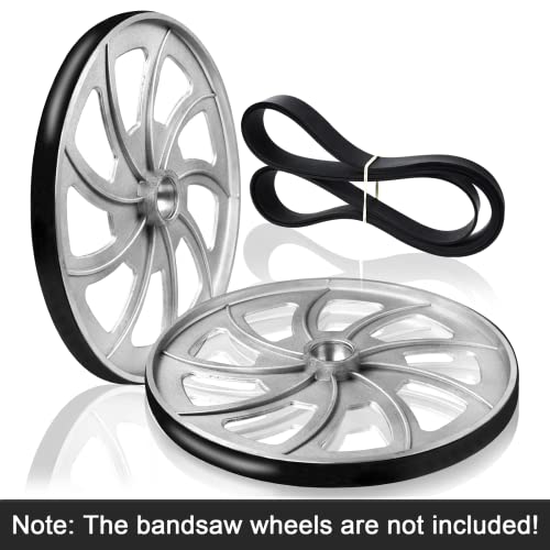 Urethane Band Saw Tires 14 Inch Diameter, 2 Pack 14" X 1" X 0.095" Compatible With Branded Bandsaws Including Jet Powermatic Grizzly Craftsman Etc. #TOP4