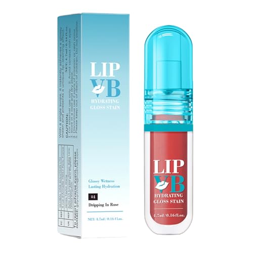 Brillo Labial Voluminizador,4.7ml Efecto Voluminizador Extremo - Lápiz Labial Tonalidad Ligera, Aceite Hidratante para Labios Agrietados Unisex para Actividades al Aire Libre