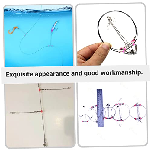 10pcs Professional Fishing Leading Lines Stainless Steel miniatura 7