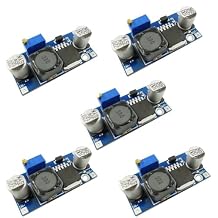 5PCS XL6009 XL6009E1 DC to DC Boost Converter Module Input 4.5-32V to Output 5-40V Adjustable Step-up Transformer 4A Power Supply Power Converter Board Regulator