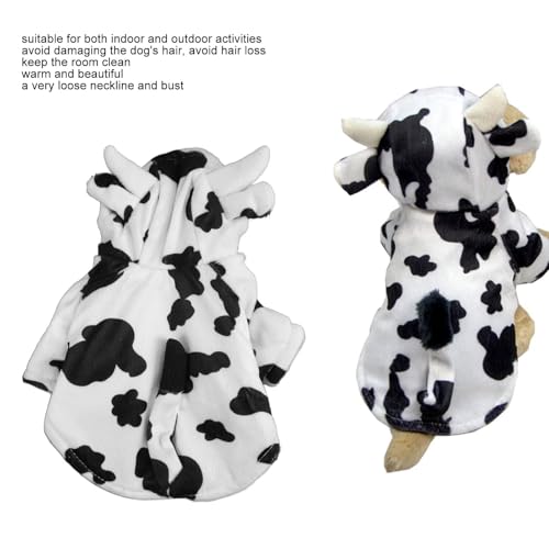 Chaqueta Sudadera para Perros Diseño Vaca Invierno S miniatura 4