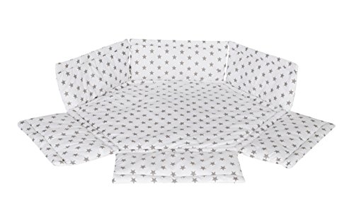 Schardt Tapis de Parc Hexagonal Big Stars Grey