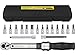 Produktbild 3min19sec Drehmomentschlüssel Fahrrad Set 17-TLG 1/4 Zoll - 1 bis 25 Nm - Bike Drehmoment Schraubendreher mit Steckschlüsselsatz, Torx & Innensechskant I Pro Torque Wrench Set
