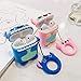 Logee 3D Case for Airpods 1&2,Cute Character Silicone 3D Funny Cartoon Airpod Cover,Soft Kawaii Fun Cool Animal Skin Kits with Carabiner,Unique Cases for Girls Kids Teens Women Air pods