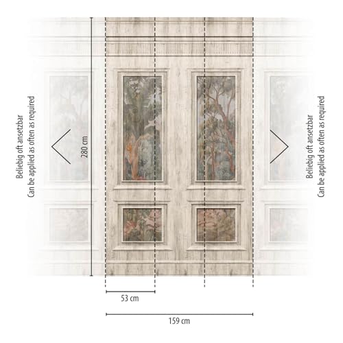 Papel pintado bosque TNT Profhome tapar imperfecciones de pared con fotomural 4