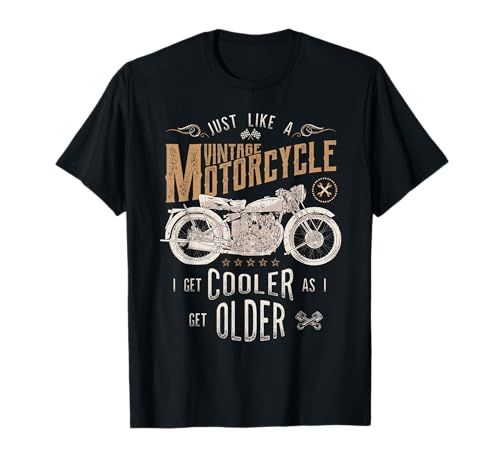 Tripping Yarns Vintage Motorcycle Cooler As I Get Older Biker, Classic Bike T-Shirt