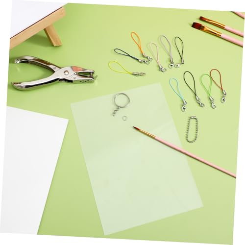 Kit fabrication porte-clés rétractable avec papier magique thermo-rétractable - 5