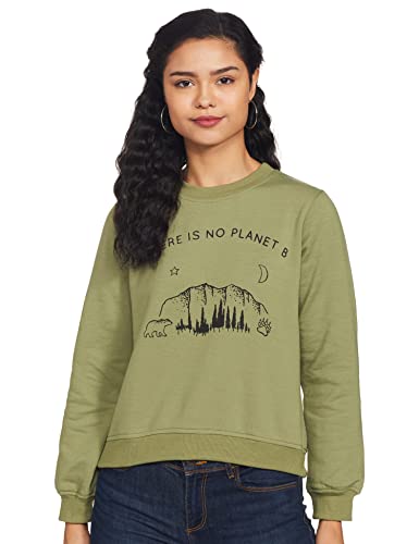 Image of pluss Women's Fleece Round Neck Sweatshirt