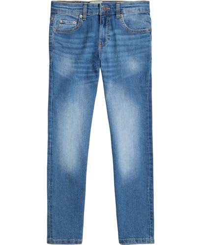 Lucky Brand Boys' Classic Fit Straight Leg Denim Jeans, 5-Pocket