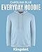 Kingsted Light Blue Hoodie for Men – Super Soft Lightweight Sweatshirt – Premium Terry Fabric – Classic Everyday Comfort Fit (Carolina Blue, Large)
