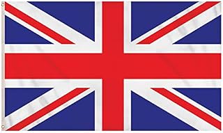 Henbrandt Union Jack Flag UK Flags 5ft x 3ft with Eyelets.