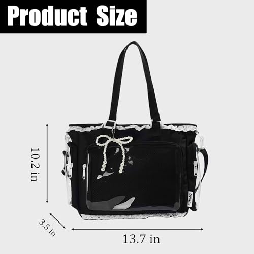 Ita Crossbody Tote Bag, bolso bandolera con cremallera miniatura 4