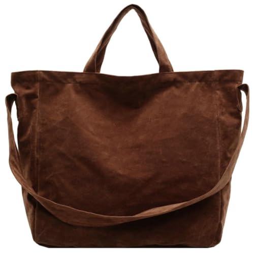 Womens Suede Tote Bag Faux Leather Hobo Bag Vintage Top Handle Purse Large Messenger Handbag Fashion Shoulder Satchel Purse