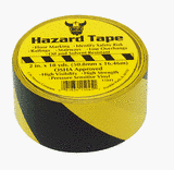 C.H. HANSON, 15045, Aisle Marking Tape Black/ON Yellow