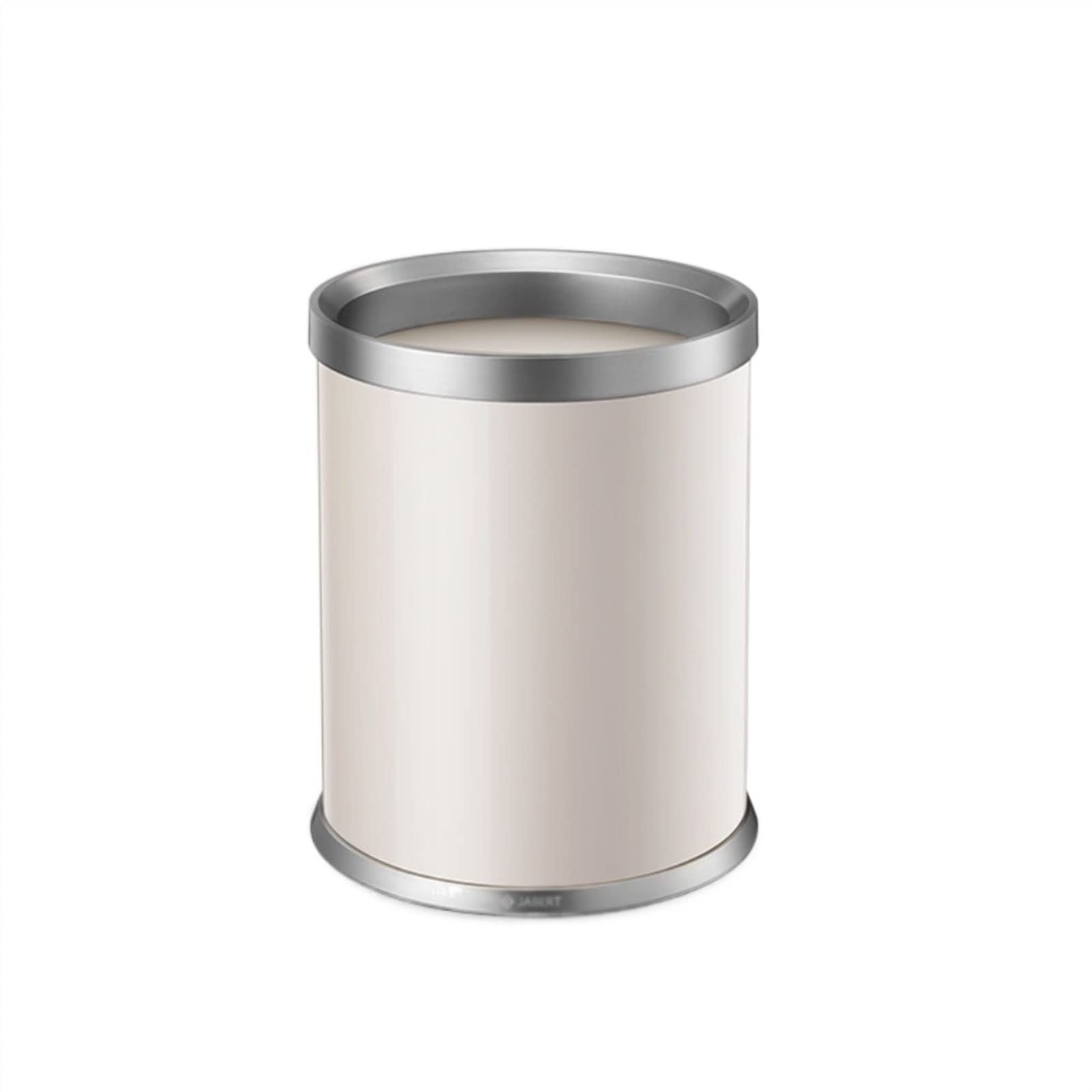 Sdydsge A Bin， 10L Open Garbage Cans Home Liviroom Stainless Steelcovered Simple Kitchen Bedroom Office Waste Paper Basket Trash Can