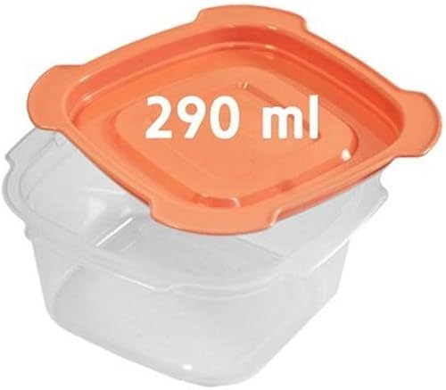 Miniatura 2 de Lock Star Juego de 8 recipientes de alimentos, recipientes para preparación de comidas, contenedores de almacenamiento de alimentos, fiambreras sin