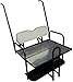 Performance Plus Carts Yamaha G14-G22 Golf Cart Rear Flip Back Seat Kit - Factory Ivory