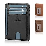 SCHLICHT UND ELEGANT – Weniger ist mehr. Verzichten Sie also auf dicke Brieftaschen und hinterlassen Sie einen guten Eindruck mit dem stilvollen Kreditkartenetui von Logan & Barnes! Sein schlichtes Design wirkt elegant und dank der hochwertigen Verpackung eignet sich das Produkt auch wunderbar als Geschenk.