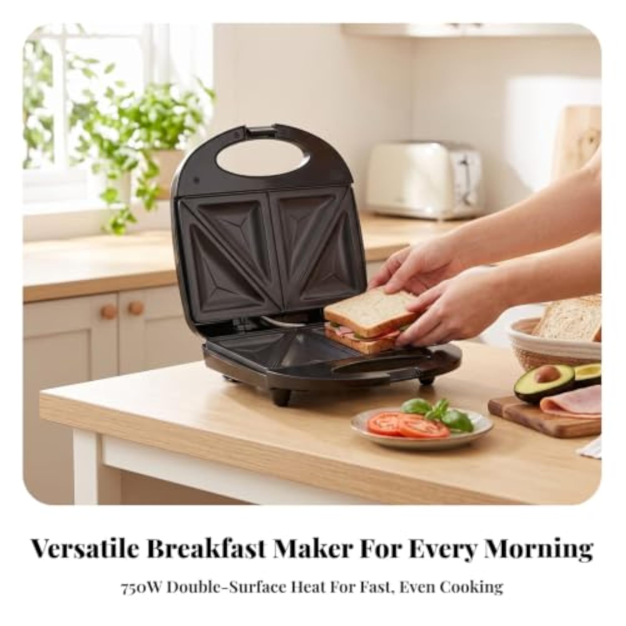 Electric Sandwich Maker Easy-Clean Sandwich Maker
