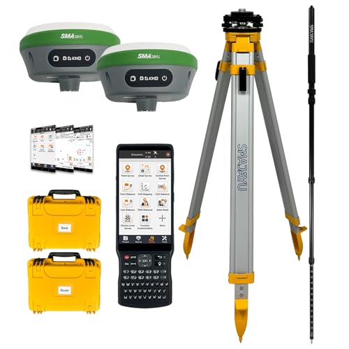 SMA26 Pro Rover Base RTK GNSS Survey System with Handheld Collector ...