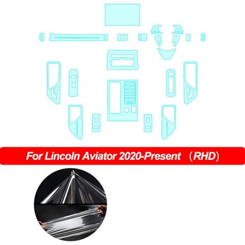 Película protectora de panel de engranajes Lincoln Aviator RHD 3