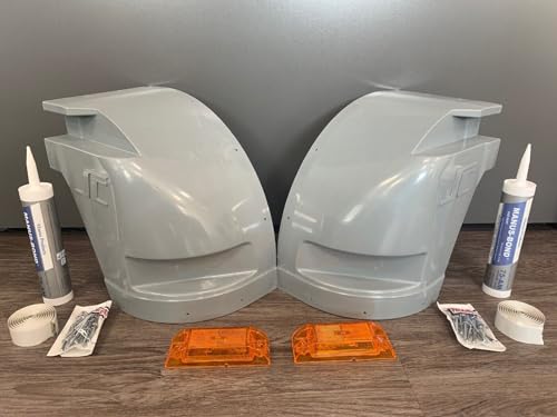 Generic Supreme Corner Cap Kit - 116405 + 116404 + Rivets,Caulk, Sealer + LED Lights OEM