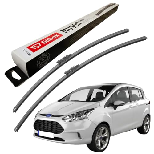 Silbak Windscreen Wipers, fits for FORD B-MAX (2012 ONWARDS) Front Wiper Blades, 750mm/650mm