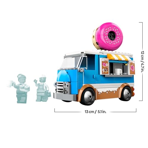 LEGO City Donut Truck - Spielzeug Foodtruck mit 2 Minifiguren Polizist - Bauspielzeug für Jungen und Mädchen ab 5 Jahren - Geschenkidee zum Geburtstag & für Feiertage 60452