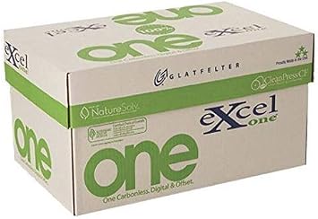 Excel One Carbonless 2-Part Reverse Paper White/White, 8.5" x 11", 232351, 250 Sets Per Ream - Case of 8 Reams