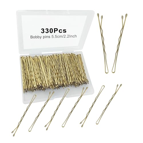 YINGFENG 330 PCS Blonde Bobby Pins for Hair