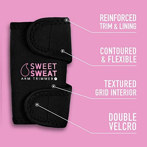 Sweet Sweat Arm Trimmers - Premium Sweat-Enhancing Arm Wraps for Women & Men - 3 Adjustable Sizes2